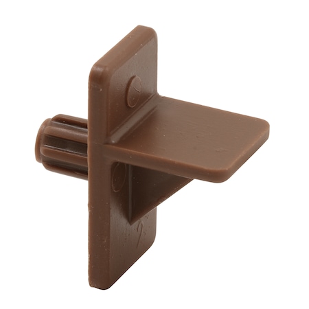 Prime-Line 1/4 In., Brown Plastic, 1/2 In. Shelf Support Peg, PK8 U 9255N